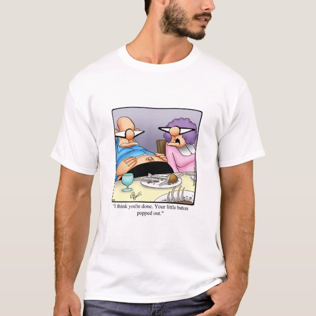 Erntedank Spaß Tee Shirt für ihn (Vorderseite)