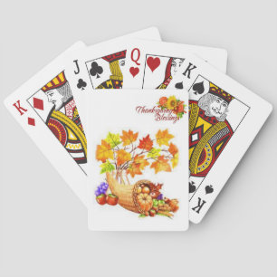 Erntedank-Spielkarten-Deck Spielkarten