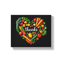 Erntedank Stretched Canvas Print