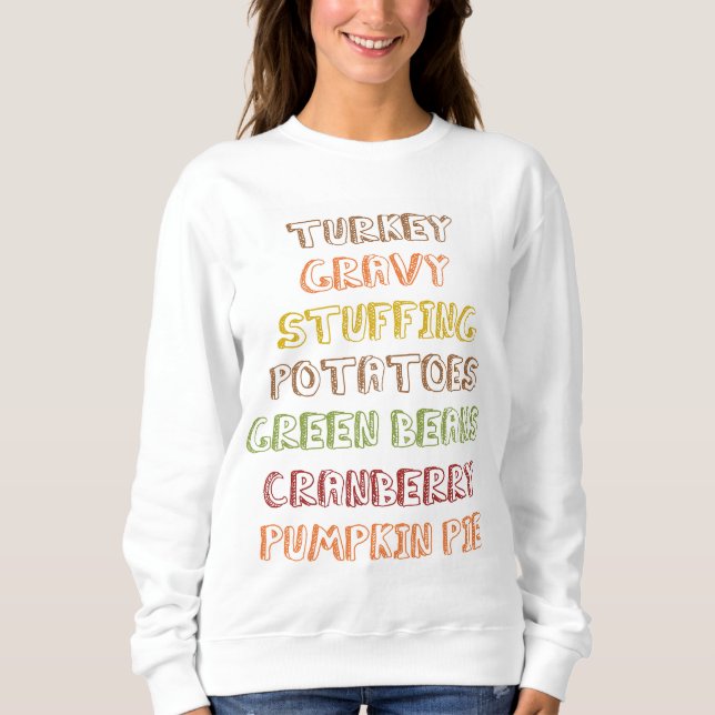 Erntedank Sweatshirt (Vorderseite)