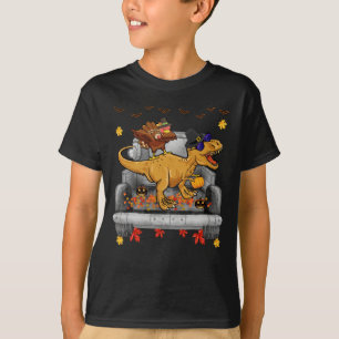 Erntedank T Rex Dinosaur Türkei Kostüm Kinder Gi T-Shirt