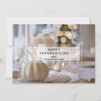 Erntedank Table Elegantes Place Setting-Foto