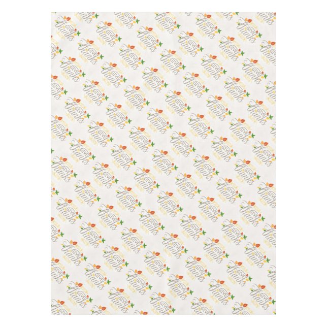 Erntedank Tablecloth/Give Danke Tischdecke (Vorderseite)