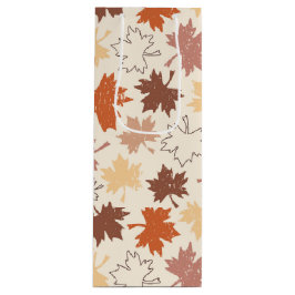 Erntedank Tag Herbst fallen Ahorn-Blätter Geschenktüte Für Weinflaschen