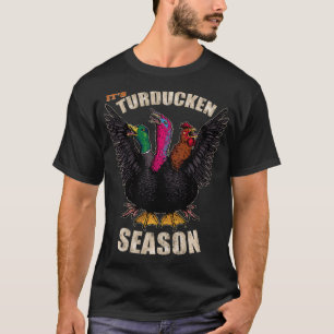 Erntedank Tag Türkei Turducken Hunt Monster Ugl T-Shirt