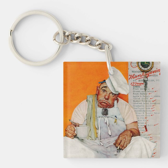 Erntedank-TagesBlues Schlüsselanhänger (Vorderseite)