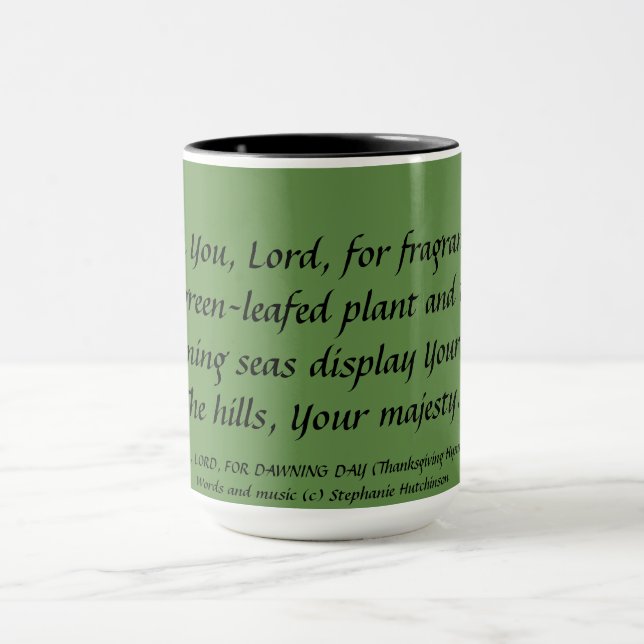Erntedank-Tasse Tasse (Zentrum)