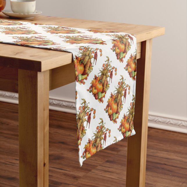 Erntedank-Tischläufer für Herbsternte Großer Tischläufer (Beispiel)