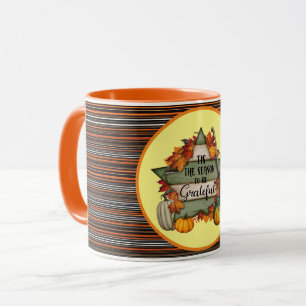Erntedank Trendy Schöne Herbstkollektion Tasse