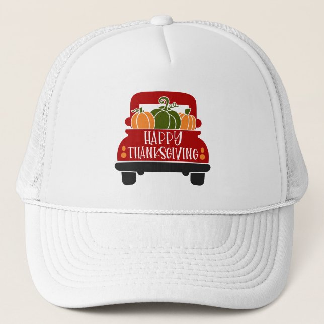 Erntedank Truck Truckerkappe (Vorderseite)