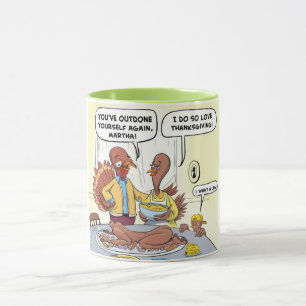 Erntedank Türkei Abendessen Tasse