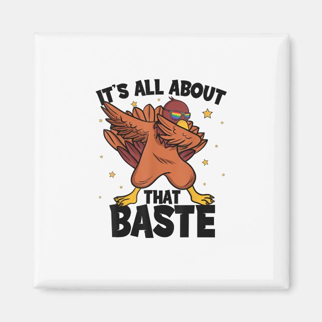 Erntedank Türkei alles über diese Baste Magnet (Vorne)