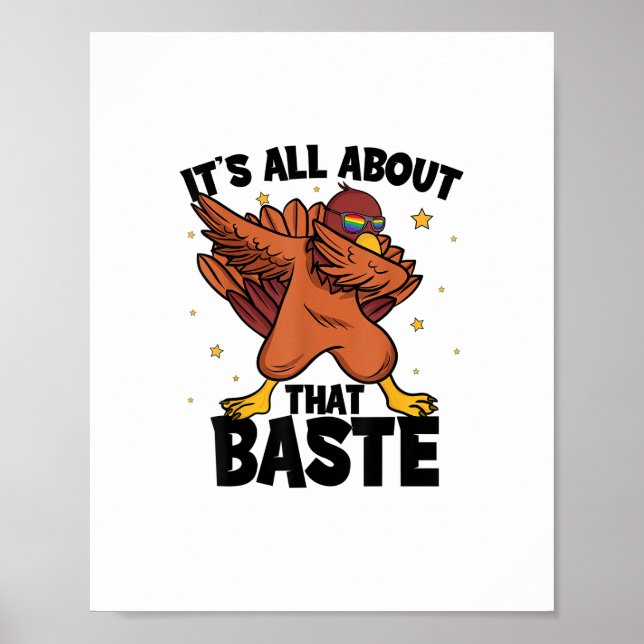 Erntedank Türkei alles über diese Baste Poster (Vorne)