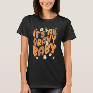 Erntedank Türkei Day Men Boys Pilgrim Gravy Bab T-Shirt