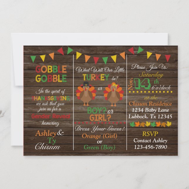 Erntedank Türkei - Einladung zur Gender-Frage (Vorderseite)