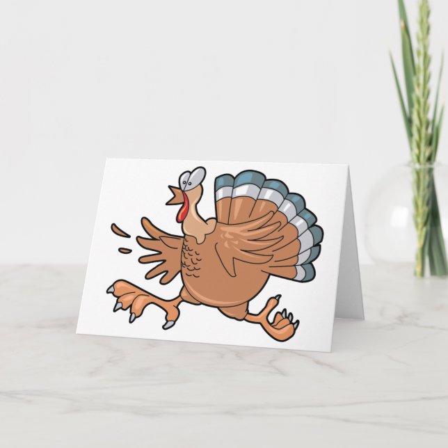 Erntedank Türkei Feiertagskarte (Vorderseite)