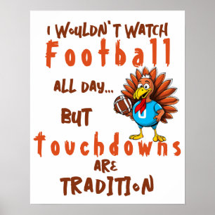 Erntedank Türkei Fußball Poster