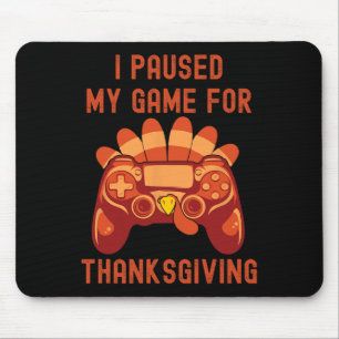 Erntedank Türkei Gaming Controller Boys Kinder Mousepad