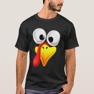 Erntedank Türkei Gesichtsausdruck Familienkostüm T-Shirt