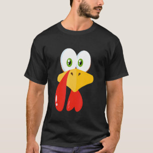Erntedank Türkei Gesichtsausdruck Familienkostüm T-Shirt