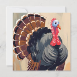 Erntedank Türkei | Happy Thanksgiving Painted Feiertagskarte