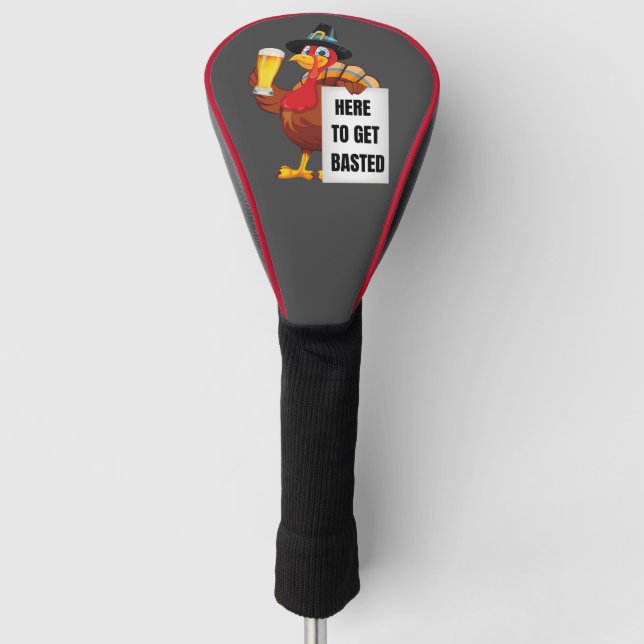 Erntedank Türkei hier zum Basteln Golf Headcover (Vorderseite)