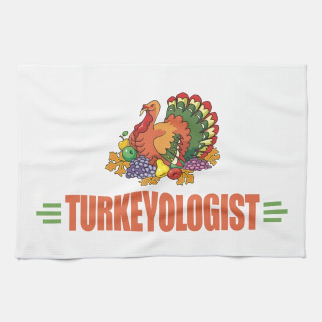 Erntedank Türkei Küchentuch (Horizontal)