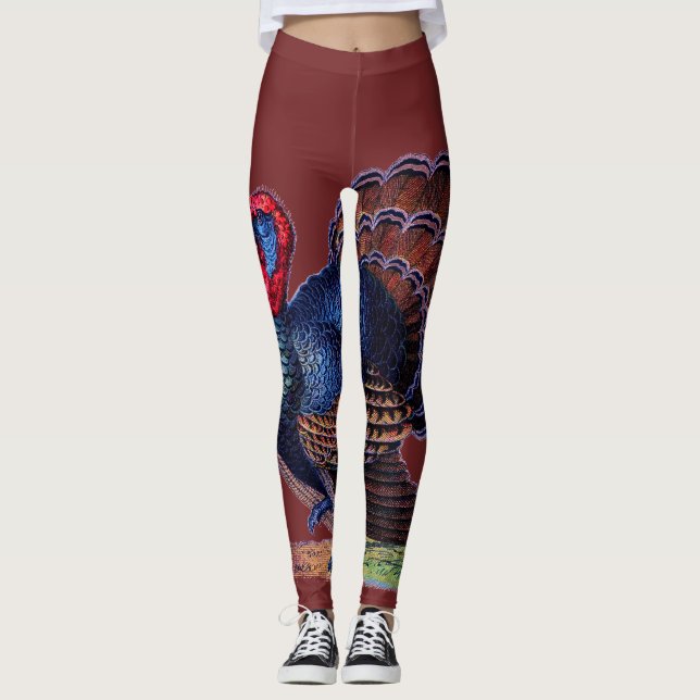 Erntedank Türkei Leggings (Vorderseite)