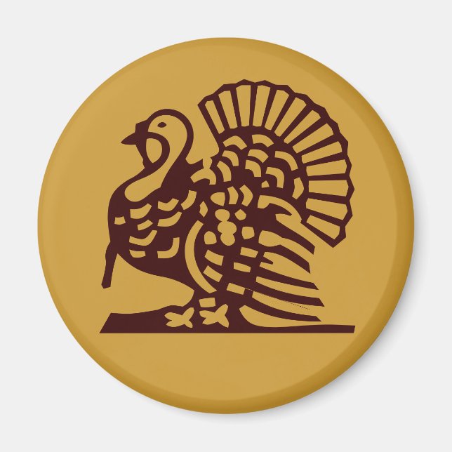 Erntedank Türkei Magnet (Vorne)