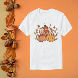 Erntedank Türkei mit Pumpkins T-Shirt