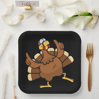 Erntedank Türkei Papiertafel Pappteller