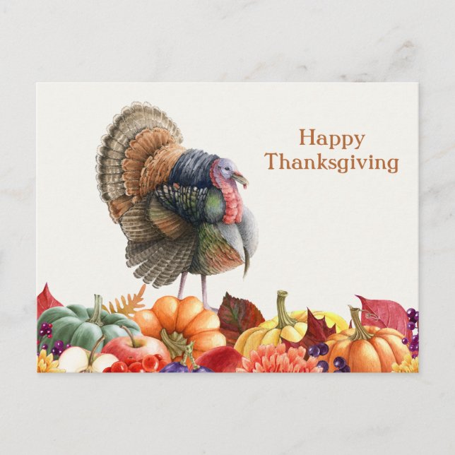 Erntedank Türkei Postkarte (Vorderseite)