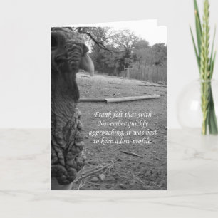 Erntedank Türkei Spaß Feiertagskarte