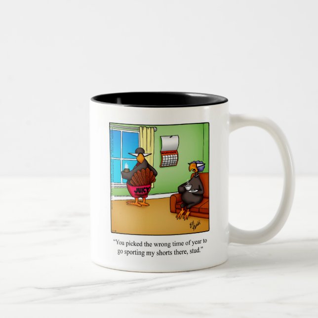 Erntedank Türkei Spaß Tasse Geschenk (Rechts)
