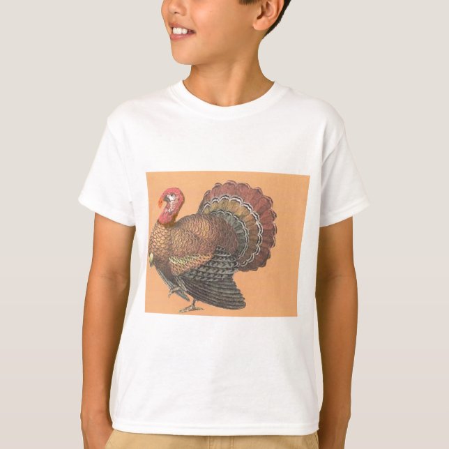 Erntedank Türkei T-Shirt (Vorderseite)