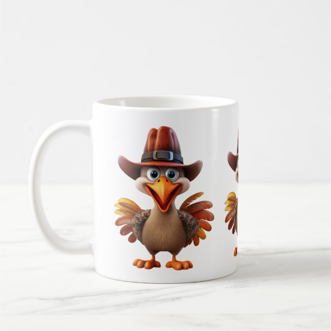 Erntedank Türkei Tasse (Links)