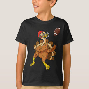 Erntedank Türkei Weitläufiger Receiver Football Bo T-Shirt