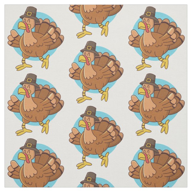 Erntedank Türkei Zollgewebe Stoff (Muster)
