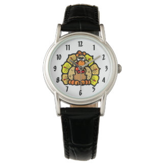 Erntedank Turkey Wrist Watch Armbanduhr