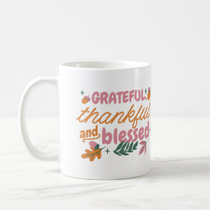 Erntedank Typografie Tasse