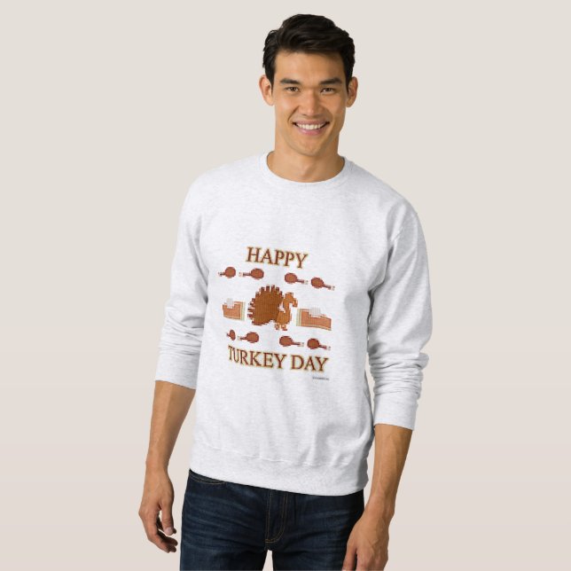 Erntedank Ugly Funny Novelty Sweater Sweatshirt (Vorne ganz)