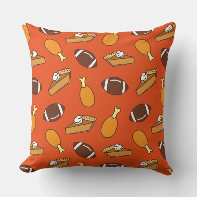 Erntedank und Fußball Kissen (Vorderseite)