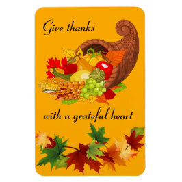 Erntedank und Herbstfarben Hübsch Cornucopia Magnet
