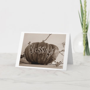 ERNTEDANK UND TAG FEIERTAGSKARTE