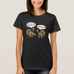 Erntedank Vegetarier Türkei Dankbar T-Shirt