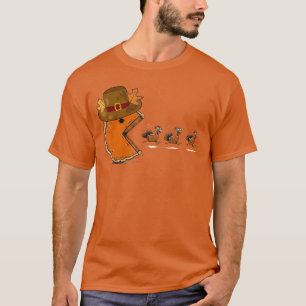 Erntedank-Videospiel isst Truthahn Gamer Männer Wo T-Shirt