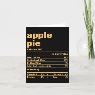 Erntedank Weihnachten Apple Pie Ernährung Fakten Karte