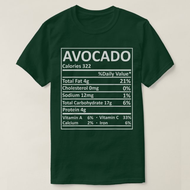 Erntedank Weihnachten Avocado Ernährungsfragen L T-Shirt (Design vorne)