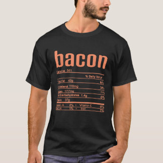 Erntedank Weihnachten Bacon Ernährung Fakt T-Shirt