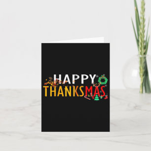 Erntedank Weihnachten Glückwunsch Thanksmas Karte